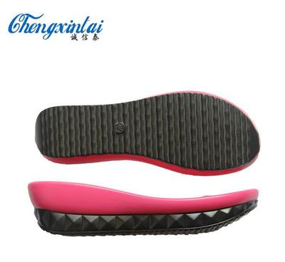 8806誠(chéng)信泰鞋材 耐磨防滑聚氨酯涼鞋PU鞋底 高中檔拖鞋 外貿(mào)出口